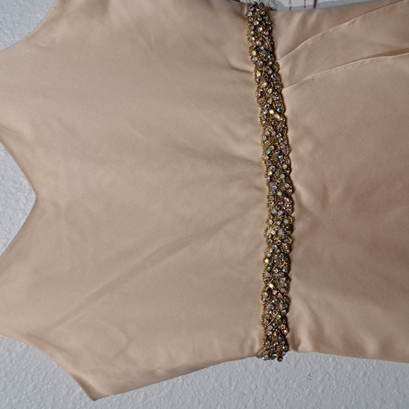 Rare Edition Big Girls Sleeveless Charmeuse High-Low Gown - Picture 4 of 9